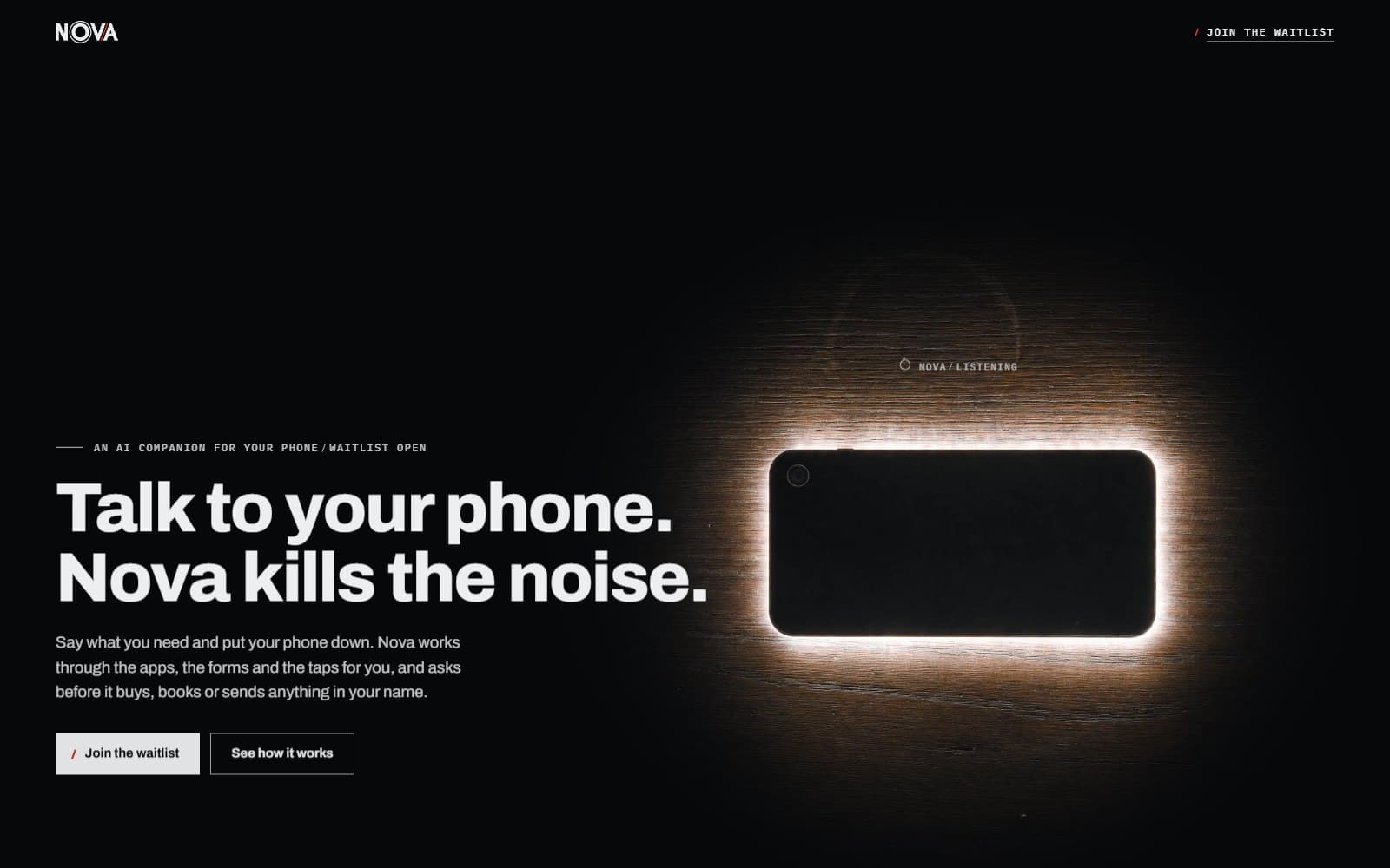 Nova website